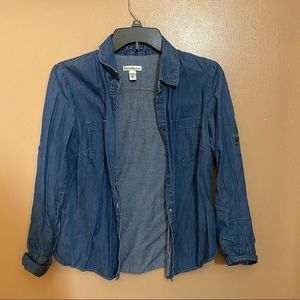 Croft & Barrow Denim Button Up Shirt